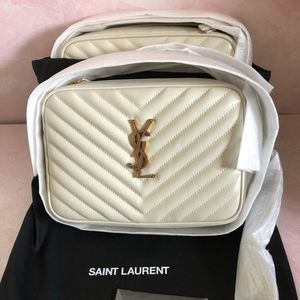 NEW SAINT LAURENT MEDIUM LOU IN OFF WHITE